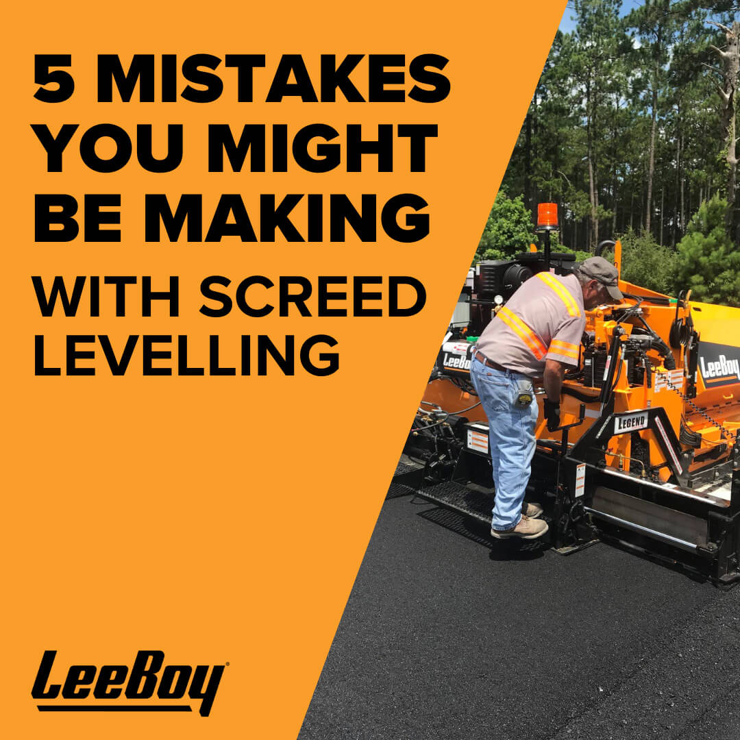 5 Mistakes You Might Be Making With Screed Leveling