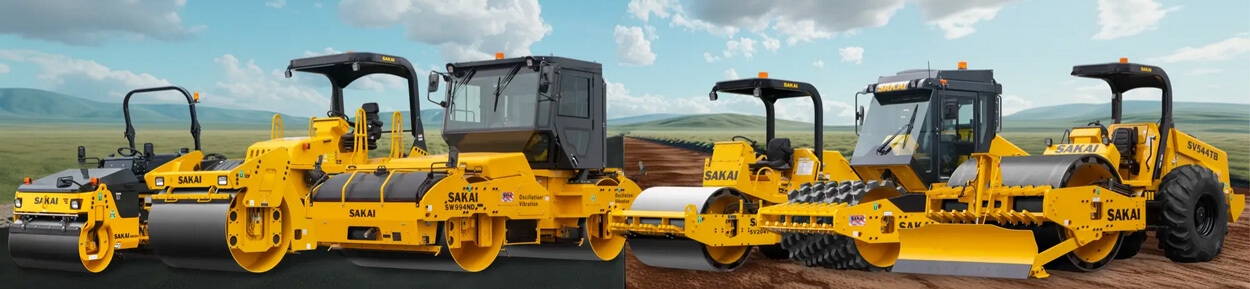 Sakai asphalt rollers and compaction equipment